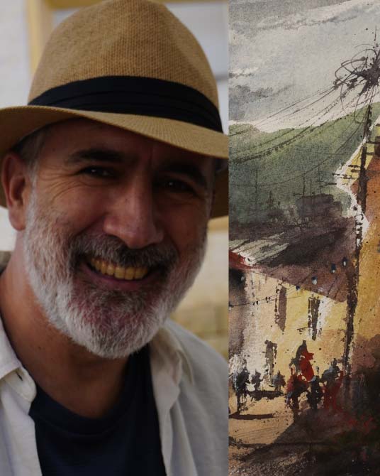 Enzo Canale, artista Uruguayo