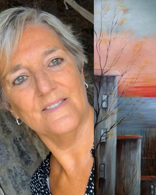 Isabel Garrone, artista plastica uruguya, paisajismo