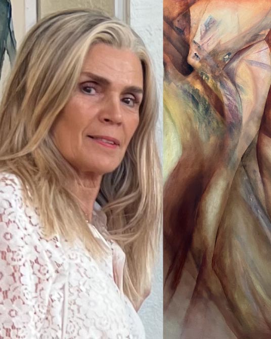 sandra copat artista platica puertas abiertas art gallery