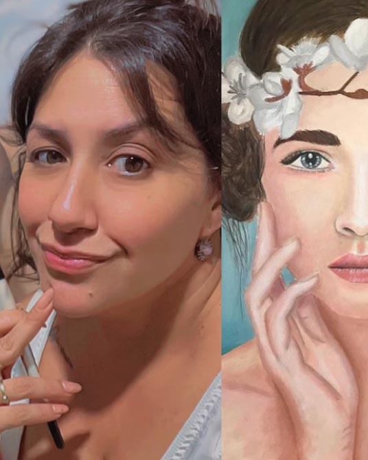 Silvana Silva dibujo pintura arte puertas abiertas