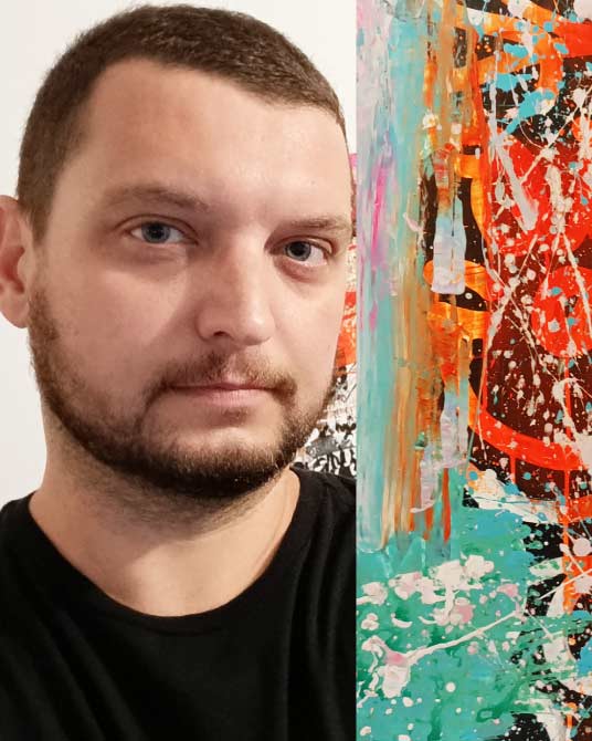 Ergardo Boronat artista plástico, Puertas Abiertas, Punta del Este, Feria de Artistas