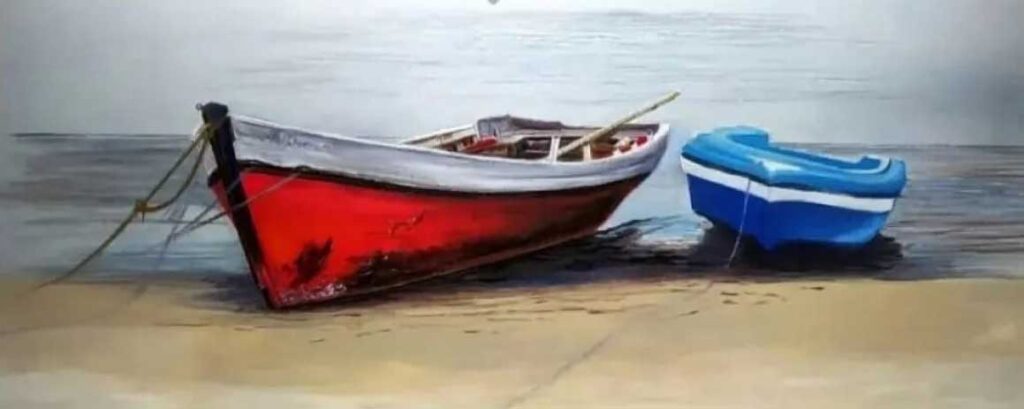 Heber Montañez, pintura de playa