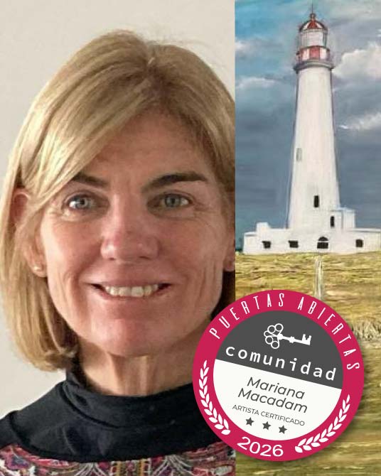 Mariana Macadam, artista de Comunidad Puertas Abiertas, Punta del este Arte Gallery