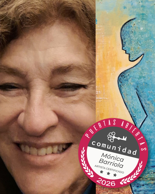 Mónica Barriola, artistas Puertas Abiertas, muestra Atlantico Shopping