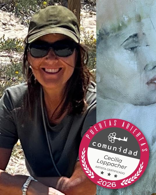 Cecilia Loppacher, Artista uruguaya que trabaja principalmente en acuarela. COMUNIDAD PA
