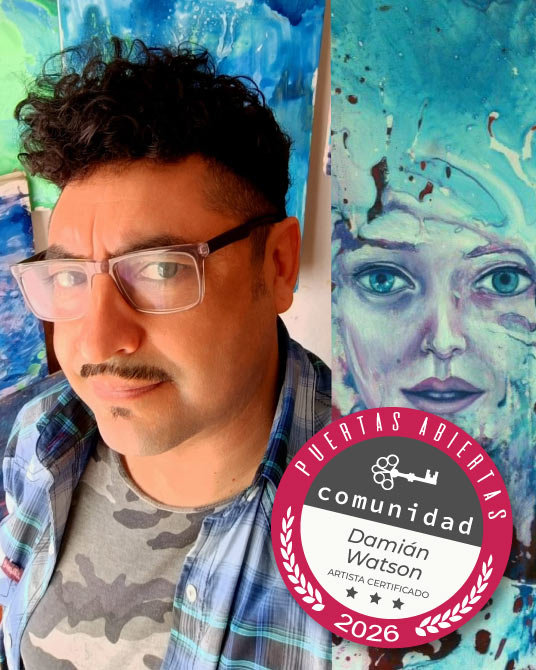 Damian Watson. Artista de Puertas Abiertas Art Gallery Punta del Este, Uruguay