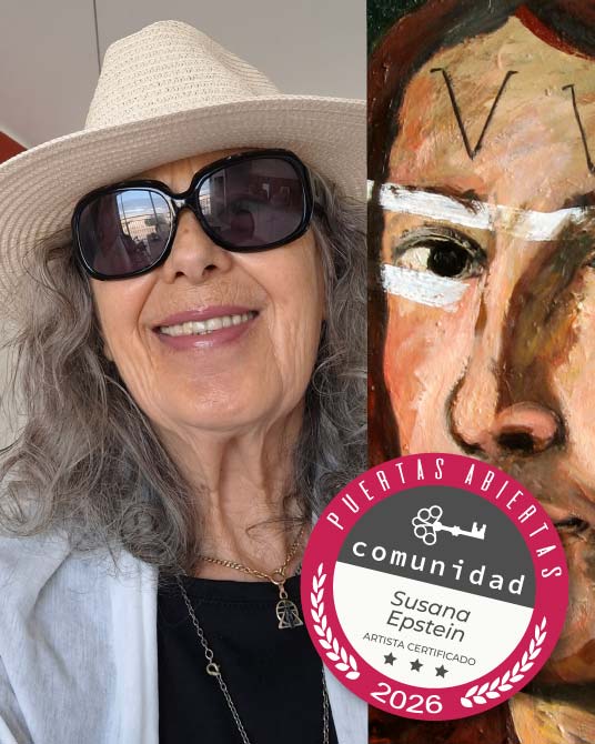 Susana Epstein, artista visual de Puertas Abiertas