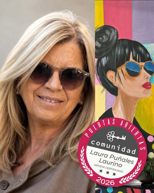 Laura Puñales Laurino, Artista visual autodidacta, del grafito y el trazo a mano alzada