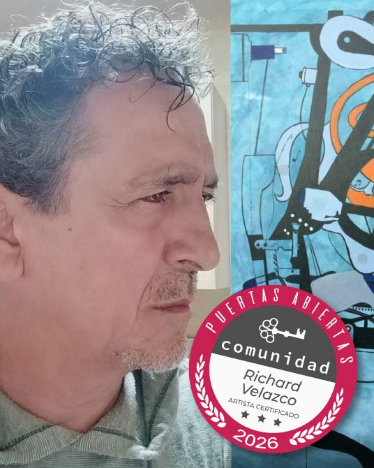 Richard Velazco, comencé a experimentar con Óleo y acrílico.